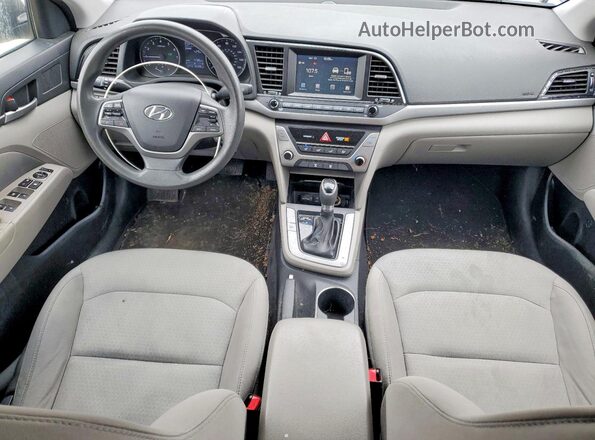 5NPD84LF2HH008309 2017 HYUNDAI ELANTRA Black Vista del salpicadero