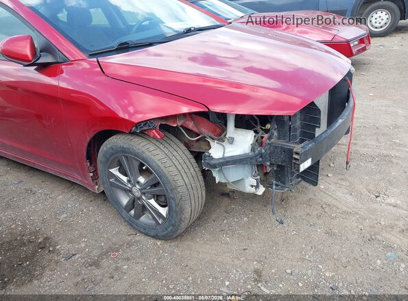 5NPD84LF2HH104764 2017 HYUNDAI ELANTRA Бордовый 