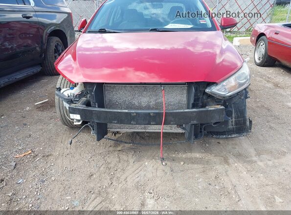 5NPD84LF2HH104764 2017 HYUNDAI ELANTRA Бордовый Вид спереди