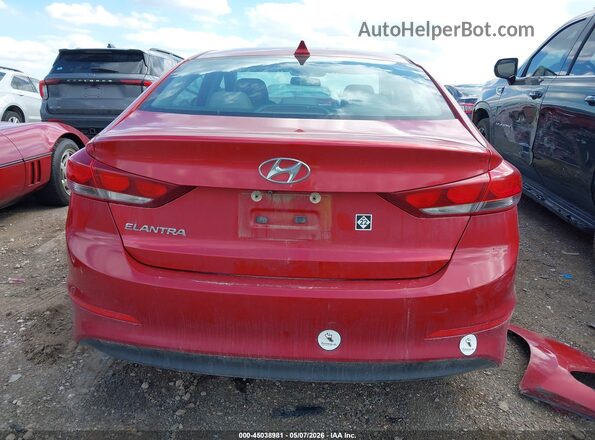 5NPD84LF2HH104764 2017 HYUNDAI ELANTRA Бордовый 