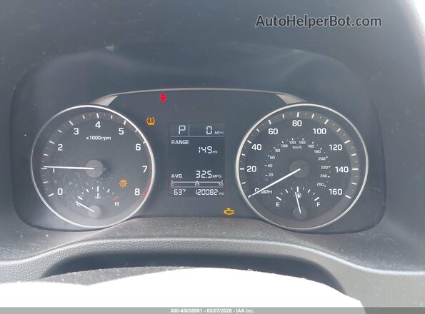 5NPD84LF2HH104764 2017 HYUNDAI ELANTRA Бордовый Вид задних сидений
