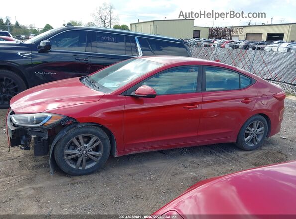 5NPD84LF2HH104764 2017 HYUNDAI ELANTRA Бордовый Панорамный вид салона 360°