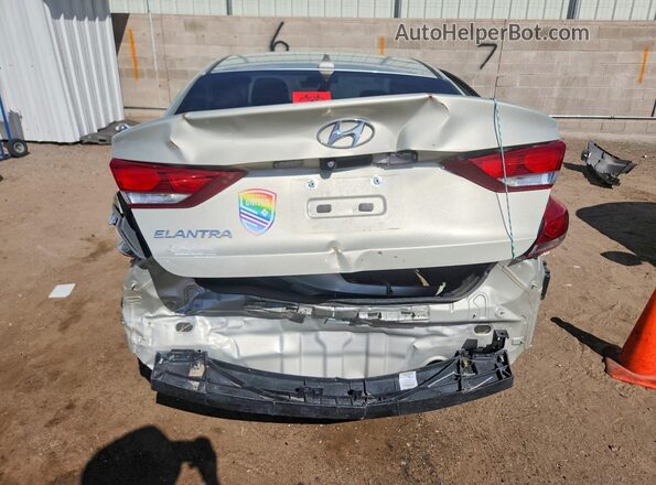 5NPD84LF2HH200023 2017 HYUNDAI ELANTRA Желто-коричневый Вид сзади