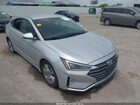 2019 Hyundai Elantra Sel Silver vin: 5NPD84LF2KH407163