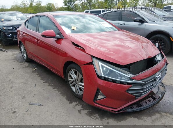 5NPD84LF2LH542466 2020 HYUNDAI ELANTRA Red Przód prawy