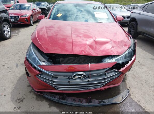 5NPD84LF2LH542466 2020 HYUNDAI ELANTRA Red Widok z przodu