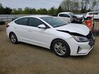 2020 Hyundai Elantra Sel White vin: 5NPD84LF2LH545156