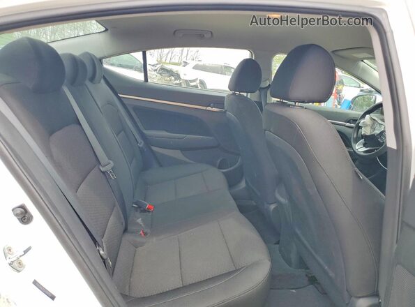 5NPD84LF2LH545156 2020 HYUNDAI ELANTRA White Widok tylnych siedzeń