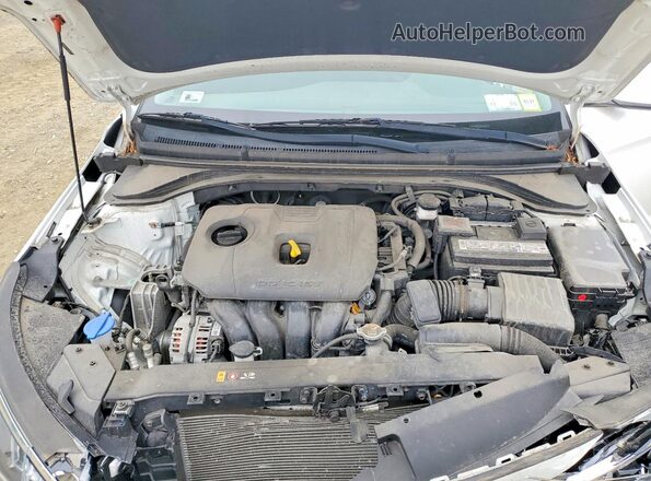 5NPD84LF2LH545156 2020 HYUNDAI ELANTRA White Widok wnętrza z tyłu