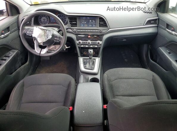 5NPD84LF2LH545156 2020 HYUNDAI ELANTRA White Widok deski rozdzielczej