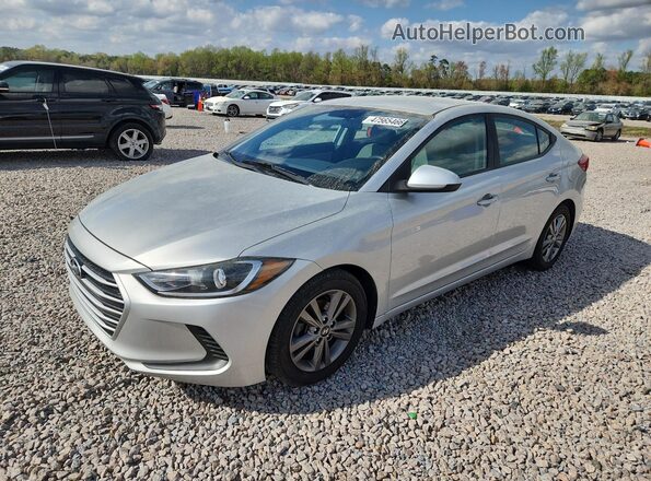 5NPD84LF3HH098957 2017 HYUNDAI ELANTRA Серебряный Передняя левая четверть
