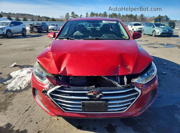 5NPD84LF3HH153259 2017 HYUNDAI ELANTRA Темно-бордовый Вид спереди