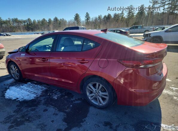 5NPD84LF3HH153259 2017 HYUNDAI ELANTRA Темно-бордовый Задняя левая четверть