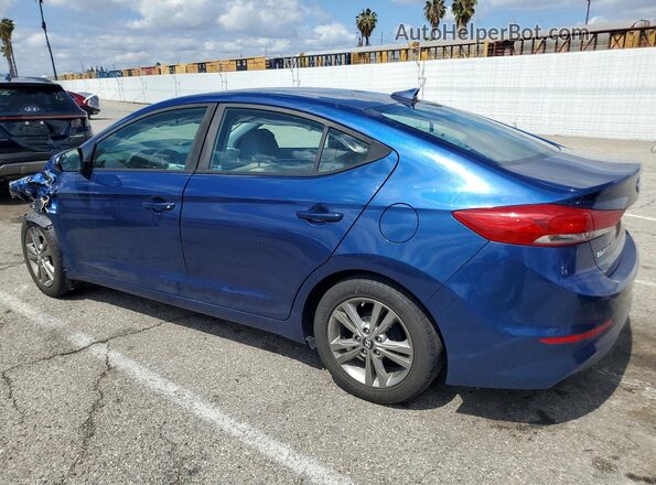 5NPD84LF3HH176993 2017 HYUNDAI ELANTRA Синий Задняя левая четверть