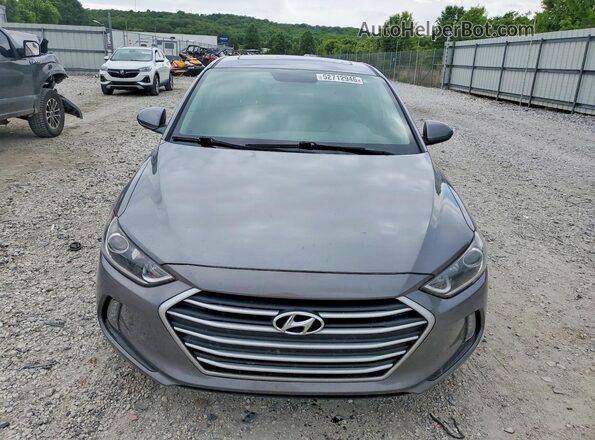 5NPD84LF3JH240617 2018 HYUNDAI ELANTRA Gray Vista frontal