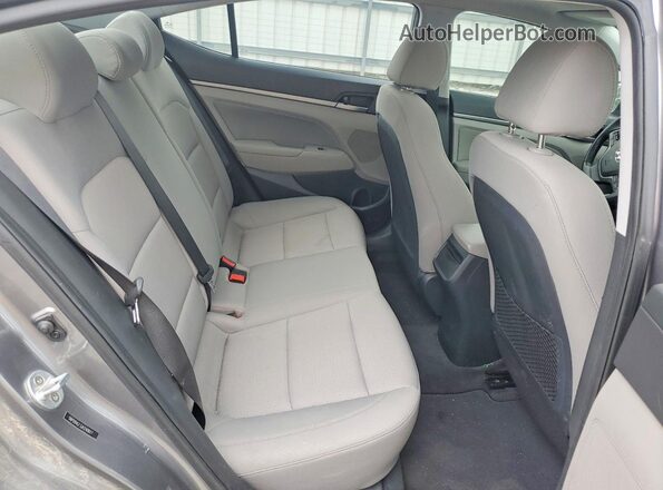 5NPD84LF3JH240617 2018 HYUNDAI ELANTRA Gray Vista de los asientos traseros