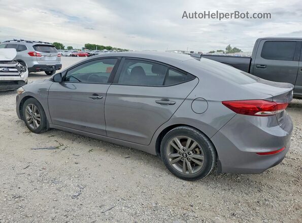 5NPD84LF3JH240617 2018 HYUNDAI ELANTRA Gray Trasero izquierdo