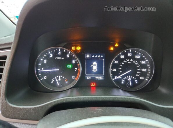 5NPD84LF3JH342094 2018 HYUNDAI ELANTRA Черный Вид щитка приборов