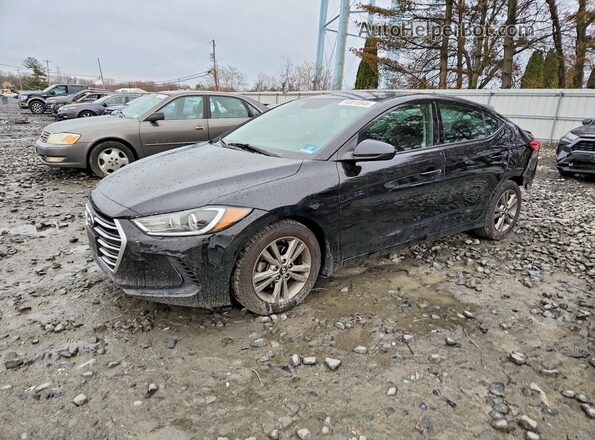 5NPD84LF3JH342094 2018 HYUNDAI ELANTRA Черный Передняя левая четверть