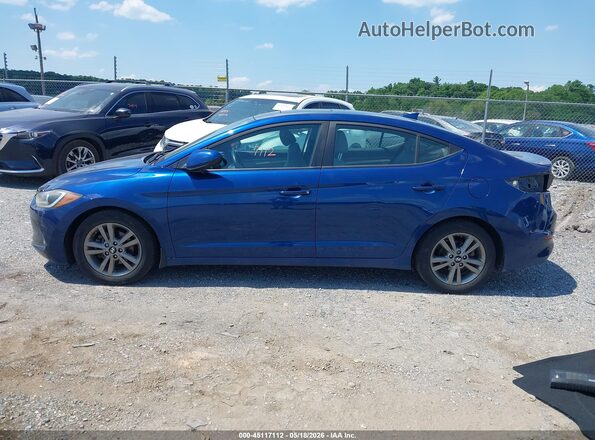 5NPD84LF3JH373846 2018 HYUNDAI ELANTRA Blue Панорамний вид салону 360°