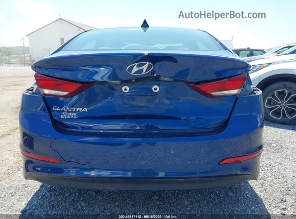 5NPD84LF3JH373846 2018 HYUNDAI ELANTRA Blue 