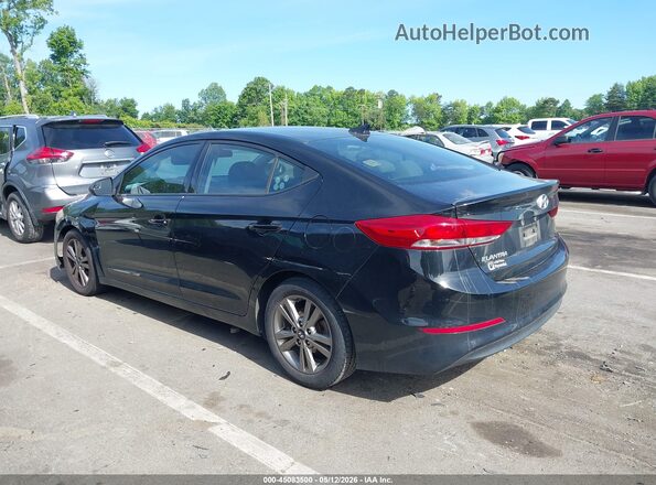 5NPD84LF3JH375466 2018 HYUNDAI ELANTRA Черный Задняя левая четверть