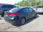 2018 Hyundai Elantra Sel Черный vin: 5NPD84LF3JH375466
