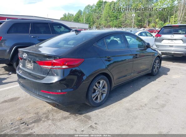 5NPD84LF3JH375466 2018 HYUNDAI ELANTRA Черный Задняя правая четверть