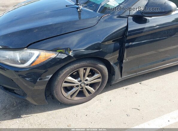 5NPD84LF3JH375466 2018 HYUNDAI ELANTRA Черный 