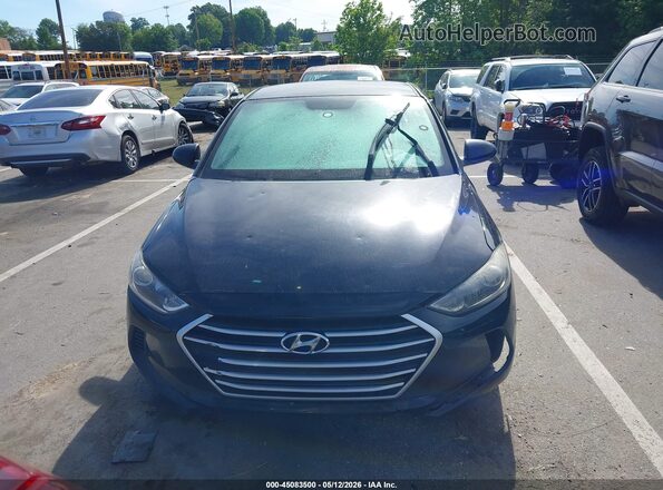 5NPD84LF3JH375466 2018 HYUNDAI ELANTRA Черный Вид щитка приборов