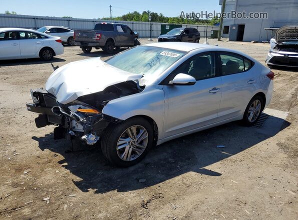 5NPD84LF3KH431388 2019 HYUNDAI ELANTRA Silver Vista tres cuartos delantera izquierda