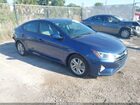 2019 Hyundai Elantra Sel Blue vin: 5NPD84LF3KH435490