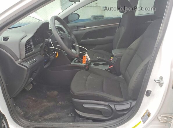 5NPD84LF3LH517236 2020 HYUNDAI ELANTRA White Vista interior delantera