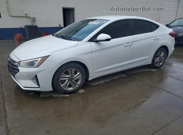 5NPD84LF3LH517236 2020 HYUNDAI ELANTRA White Vista tres cuartos delantera izquierda