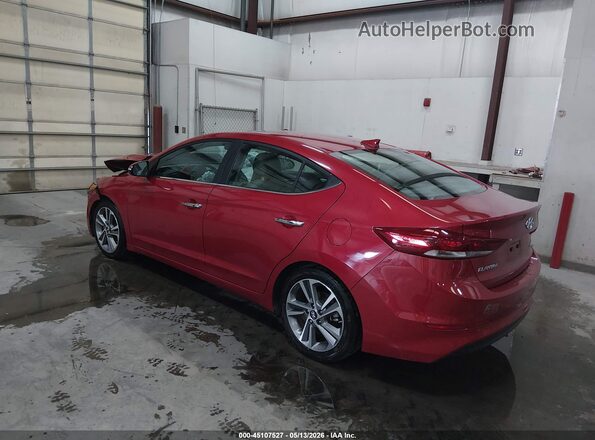 5NPD84LF4HH038234 2017 HYUNDAI ELANTRA Красный Задняя левая четверть