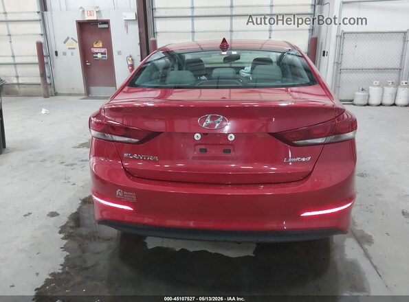 5NPD84LF4HH038234 2017 HYUNDAI ELANTRA Красный 