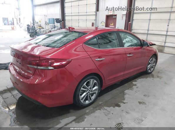 5NPD84LF4HH038234 2017 HYUNDAI ELANTRA Красный Задняя правая четверть