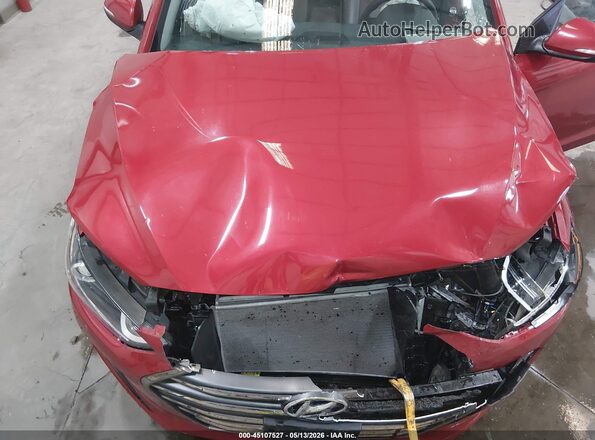 5NPD84LF4HH038234 2017 HYUNDAI ELANTRA Красный Вид сзади