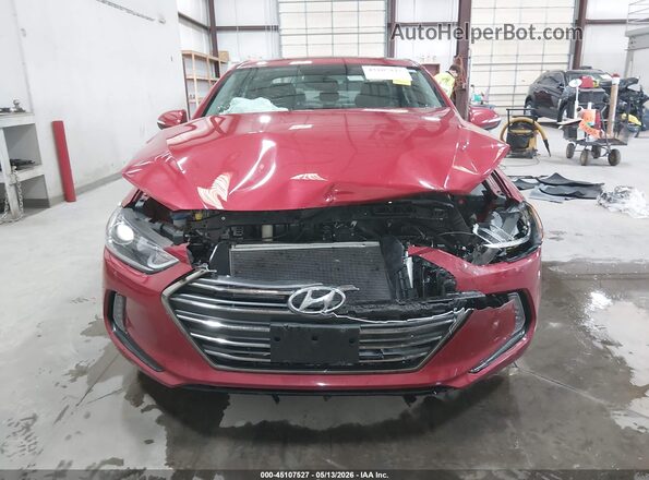 5NPD84LF4HH038234 2017 HYUNDAI ELANTRA Красный Вид щитка приборов
