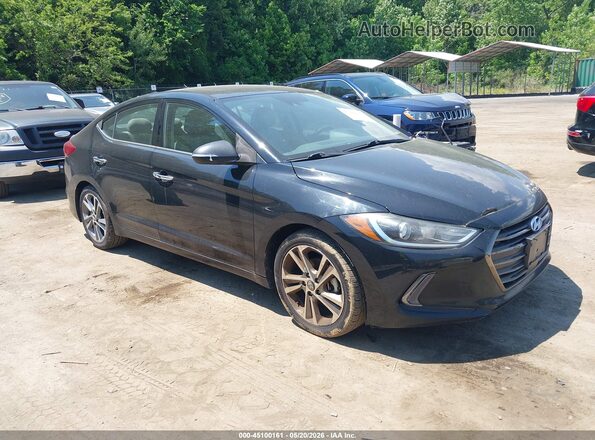 5NPD84LF4HH068768 2017 HYUNDAI ELANTRA Black Delantero derecho