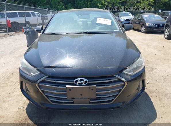 5NPD84LF4HH068768 2017 HYUNDAI ELANTRA Black Vista interior trasera
