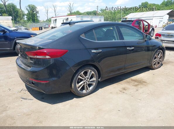 5NPD84LF4HH068768 2017 HYUNDAI ELANTRA Black Trasero derecho