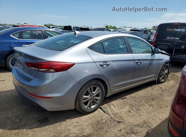 5NPD84LF4HH172385 2017 HYUNDAI ELANTRA Серебряный Задняя правая четверть