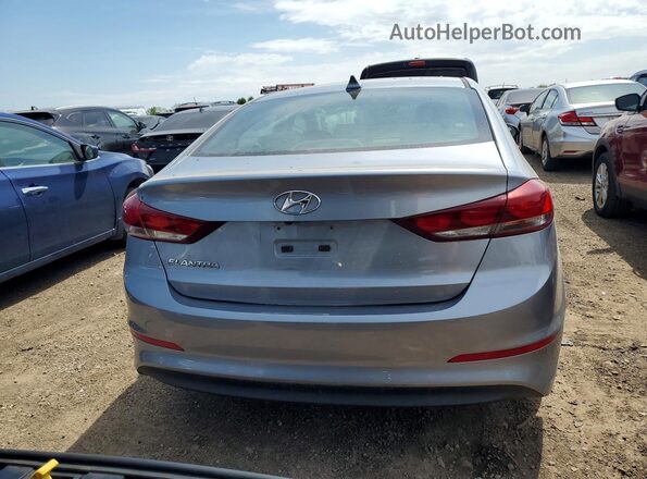 5NPD84LF4HH172385 2017 HYUNDAI ELANTRA Серебряный Вид сзади