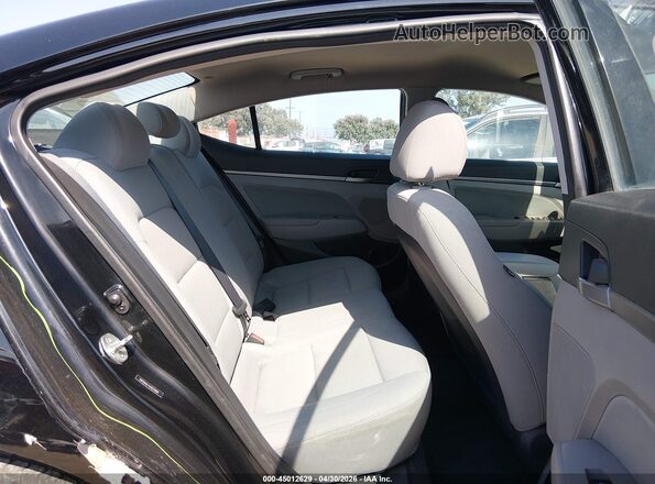 5NPD84LF4JH231666 2018 HYUNDAI ELANTRA Black Widok naklejki z numerem VIN