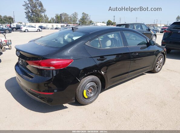 5NPD84LF4JH231666 2018 HYUNDAI ELANTRA Black Tył prawy