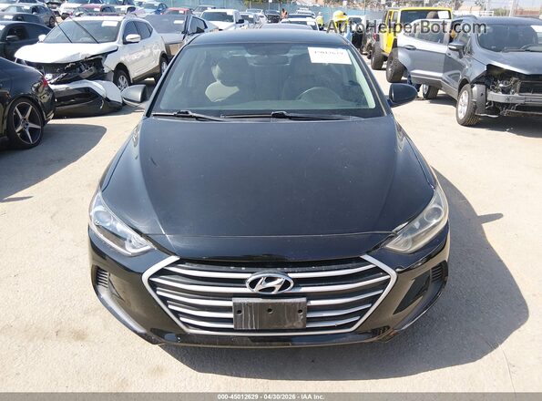 5NPD84LF4JH231666 2018 HYUNDAI ELANTRA Black Widok zestawu wskaźników