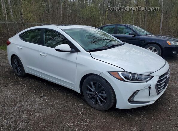 5NPD84LF4JH335915 2018 HYUNDAI ELANTRA Белый Передняя правая четверть