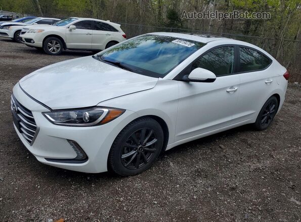 5NPD84LF4JH335915 2018 HYUNDAI ELANTRA Белый Передняя левая четверть