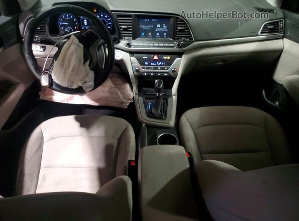 5NPD84LF4JH371507 2018 HYUNDAI ELANTRA Серый Вид панели приборов